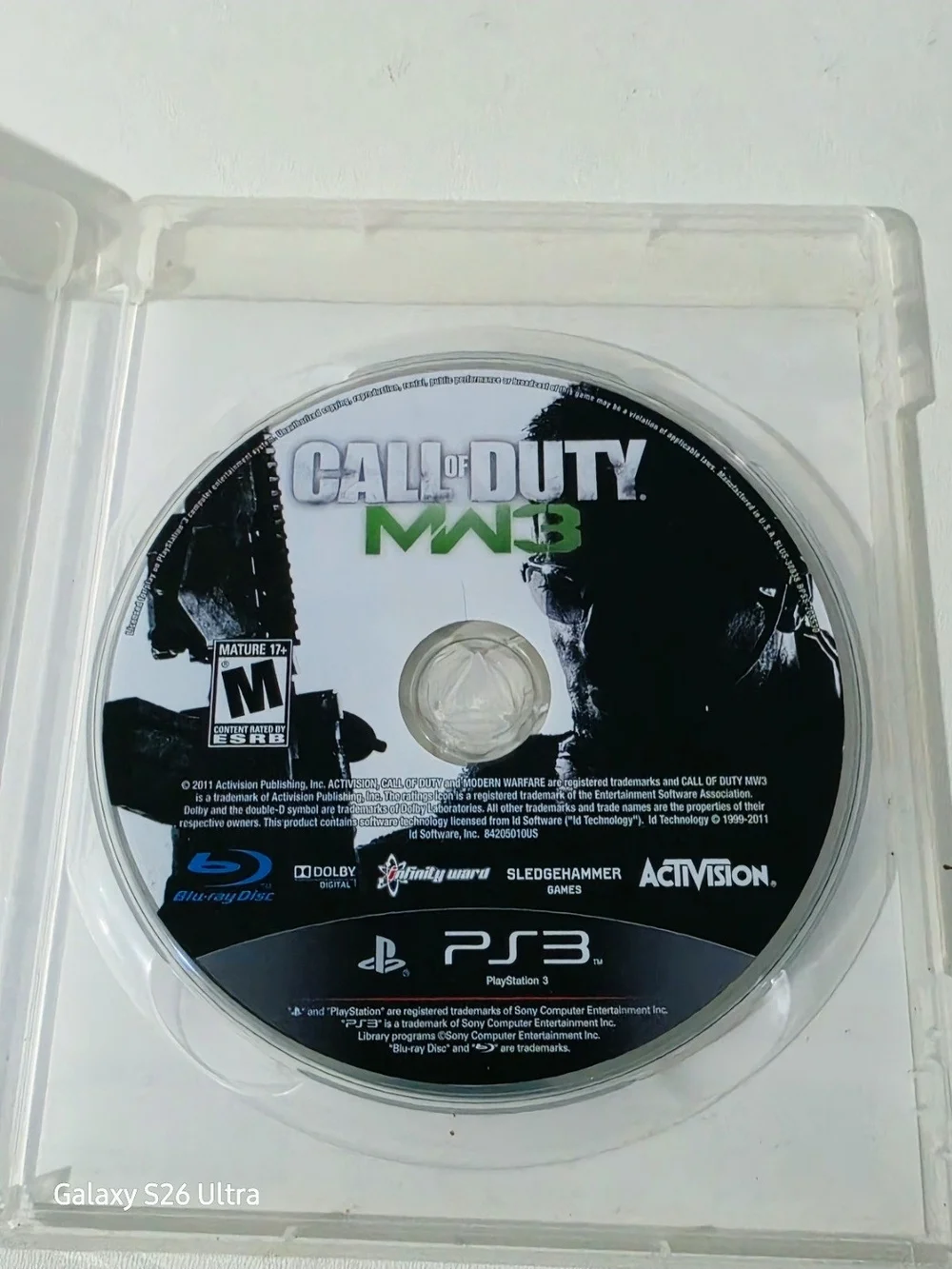 Call of Duty: Modern Warfare 3 MW3 for Playstation 3